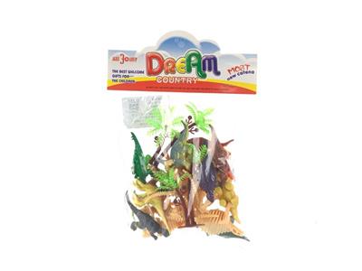 PVC CARD HEAD BAG DINOSAUR 20 PIECE SET - OBL863529