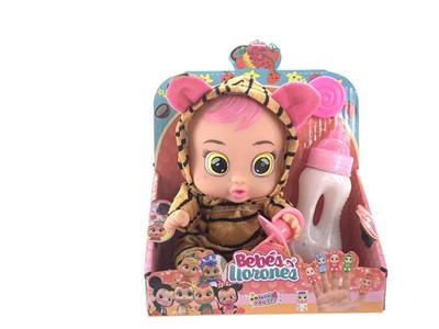 6 8-INCH ENAMEL BRACELETS, 4-TONE IC WILL SHED TEARS, CRYING DOLL MIXED - OBL863566
