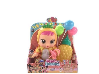 8 8-INCH ENAMEL BRACELET 4-TONE IC WILL SHED TEARS FRUIT CRYING DOLL MIXED - OBL863568