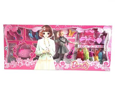 Barbie color box set 11.5 inch active multi-joint solid body barbie doll - OBL863850