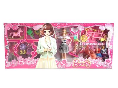 11.5-INCH MULTI JOINT SOLID BODY BARBIE DOLL - OBL863853