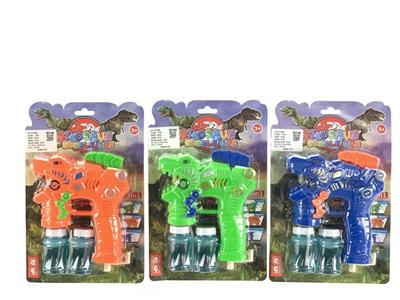 3-IN-1 DINOSAUR HAND SHAKER BUBBLE GUN - OBL863990