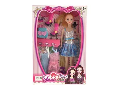 ELEVEN INCHES OF EMPTY-FOOTED BARBIE - OBL864032
