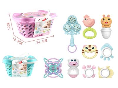 BABY RINGER TOYS PACK BASKETS WITH 10-PIECE SETS - OBL864266