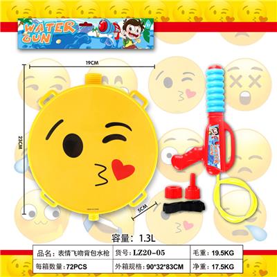 EMOJI KISS BACKPACK WATER GUN - OBL864314