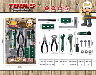 TOOL SET/GREEN - OBL864626