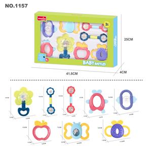 TOOTH GLUE PUZZLE BELL TOY 8-PIECE SET - OBL864655