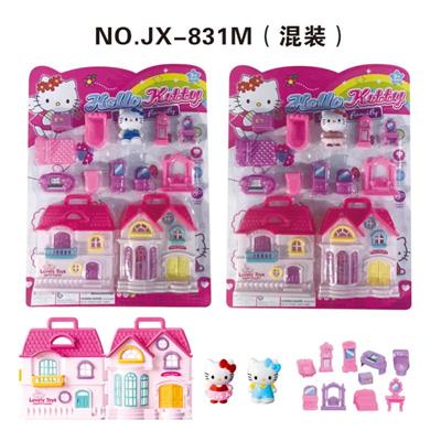 仿真别墅配KTV猫，家具 - OBL864928