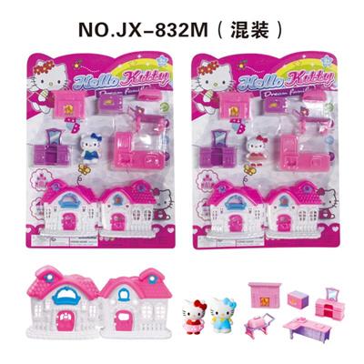 仿真别墅配KTV猫，家具 - OBL864929