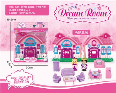 别墅配王子公主家具 - OBL864971