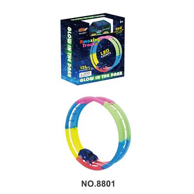 NIGHT LIGHT TRACK ELECTRIC CAR (CIRCLE) 7.2CM - OBL865277