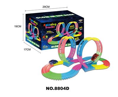 E-COMMERCE BOX NIGHT LIGHT TRACK ELECTRIC VEHICLE (DOUBLE RING) 7.2CM - OBL865281
