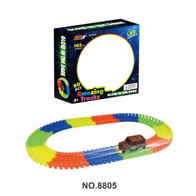 Night light track electric car - OBL865282