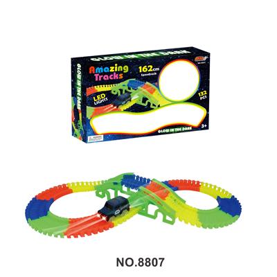 NIGHT LIGHT TRACK ELECTRIC CAR (INTERSECTION) 6CM - OBL865284