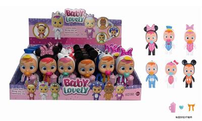 5.5 INCH 6 MIXED REAL BODY WILL CRY TEARS DOLL 24 CLOTHES - OBL865741
