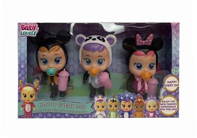 5.5 INCH REAL BODY WILL CRY TEARS DOLL 3 PRETEND - OBL865748