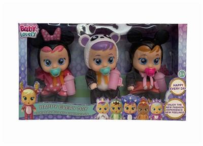 6.5 INCH REAL BODY WILL CRY TEARS DOLL 3 PRETEND - OBL865749