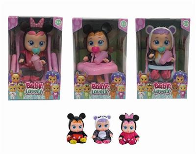 6.5 INCH 6 MIXED REAL BODY WILL CRY DOLLS IN TEARS - OBL865769