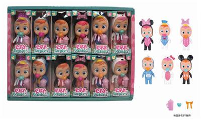 5.5 INCH REAL BODY WILL CRY TEARS DOLL WITH COLORFUL LIGHTS WITH FOUR SOUNDS IC12 ONLY INSTALLED - OBL865773