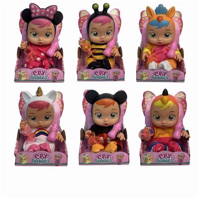 12 INCH 6 MIXED GLUE WILL SHED TEARS CRYING DOLL WITH FOUR VOICES IC - OBL865787