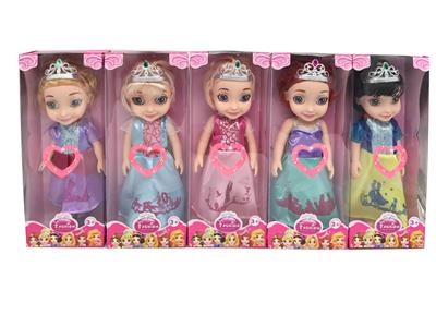 14 INCH 3D EYE 6 PRINCESS GLUE BODY WITH MUSIC - OBL866517