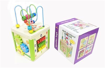 WOODEN MULTI-FUNCTIONAL FOUR-SIDED AROUND THE BEADS WITH MUSIC - OBL866652