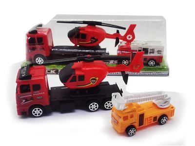 INERTIAL TRACTOR MOUNTED RETURN HELICOPTER TAXIING FIRE ENGINE - OBL866992