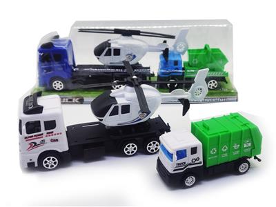 INERTIA TRACTOR WITH RETURN FORCE HELICOPTER AND RETURN FORCE SANITATION VEHICLE - OBL866994