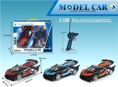 1: 18 BUGATTI (HARDTOP) THREE DOOR FIVE WAY REMOTE CONTROL CAR - OBL867299