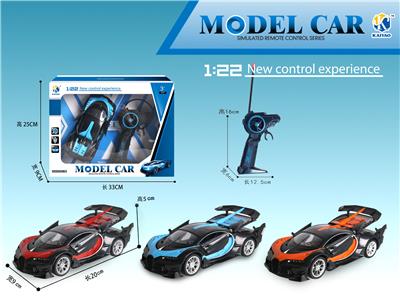 1: 22 BUGATTI OPEN DOOR FIVE WAY REMOTE CONTROL CAR - OBL867311