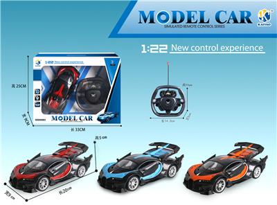 1: 22 BUGATTI OPEN DOOR FIVE WAY REMOTE CONTROL CAR - OBL867313