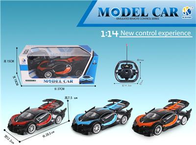 1: 14 BUGATTI (HARDTOP) THREE DOOR FIVE WAY REMOTE CONTROL CAR - OBL867327