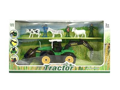 DOZERS IN FRONT OF THE FARMERS CAR - OBL868500