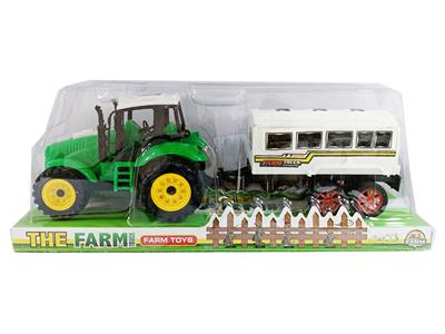 THE FARMER TOWED THE HOUSE IN HIS CAR - OBL868641