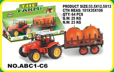 FARMERS CART DRAGS ORANGES - OBL868659