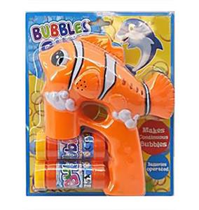 实色小丑鱼带灯光泡泡枪 - OBL868901
