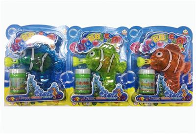 CLOWN FISH INERTIAL TRANSPARENT LIGHT BUBBLE GUN - OBL869035