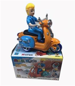 Light music wand mini boy riding motorcycle - OBL869314