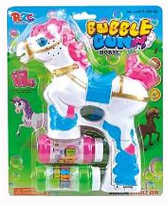 Electric horse bubble gun (pink and blue) - OBL869931