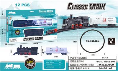 SINGLE CAR CLASSICAL RAIL TRAIN (ELECTRIC WITH LIGHT) - OBL870181