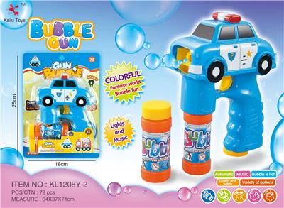 REAL-COLORED POLICE CAR BUBBLE GUN - OBL870242