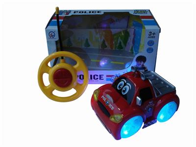 ERTONG REMOTE CONTROL BRIGHT WHEEL MUSIC LIGHT CARTOON CAR - OBL870677