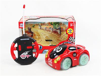 FOUR-WAY REMOTE CONTROL MING WHEEL MUSIC LIGHT CARD OPEN - OBL870754