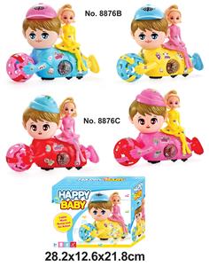 ELECTRIC MUSIC AND LIGHT CLIMBING BABY (FEMALE) - OBL870844