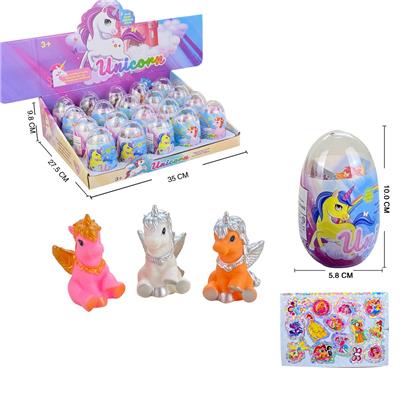 GLUE UNICORN HORSE WITH STICKERS - OBL871057