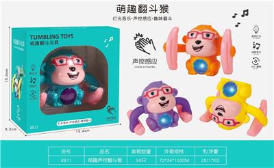 CUTE VOICE CONTROLLED FLIP MONKEY - OBL871547