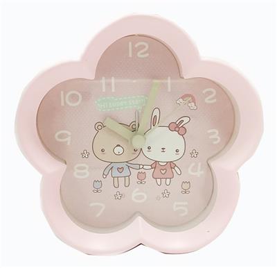 Small plum shaped second skipping alarm clock - OBL871808