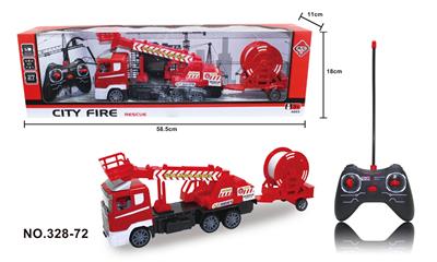 FOUR-WAY REMOTE CONTROL CRANE TOW PIPE FIRE ENGINE - OBL871970