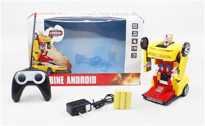 ERTONG REMOTE CONTROL DEFORMED CAR WITH LIGHT AND MUSIC - OBL872179