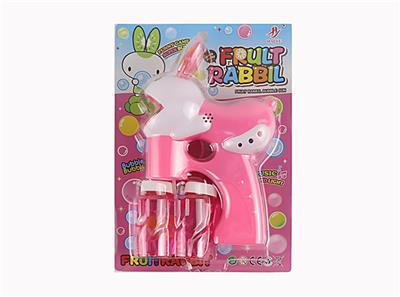 RABBIT LIGHT MUSIC AUTO BUBBLE GUN - OBL873087